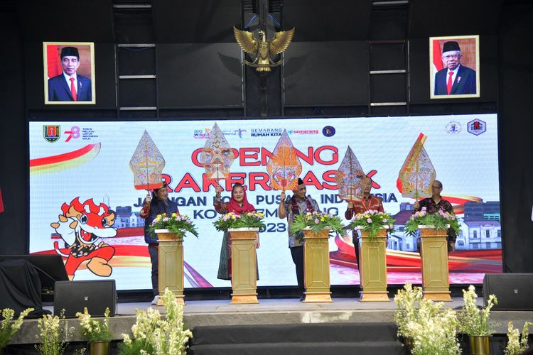 Semarang membuka Rakernas X JKPI guna memperoleh world heritage UNESCO sebagai cagar budaya yang ditetapkan