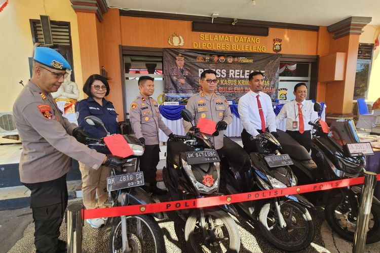 Residivis di Buleleng Ditangkap Usai Gasak Motor Penyandang Disabilitas
