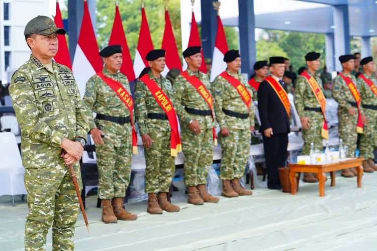 Panglima Tinjau Langsung Persiapan Upacara HUT Ke-81 TNI di Cilangkap