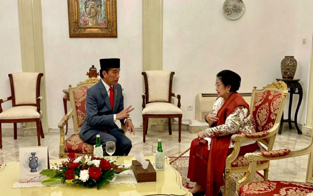 Setkab: Pertemuan Jokowi-Megawati di Istana Hangat dan Akrab