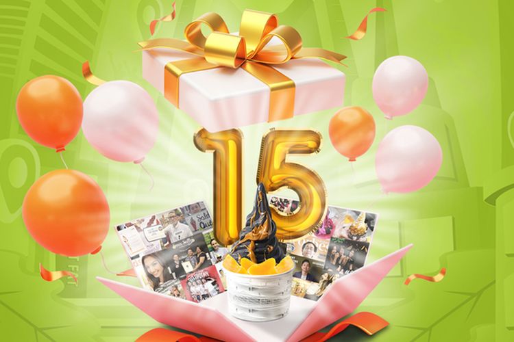 Promo ulang tahun ke-15 Sour Sally