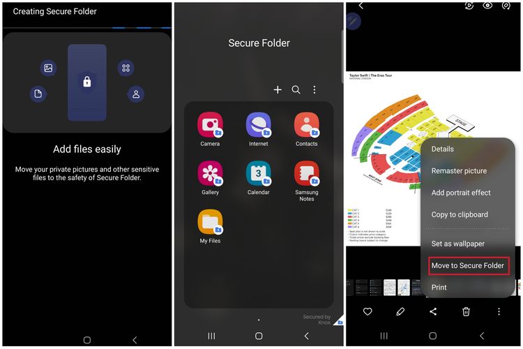 Cara menambahkan file rahasia ke Secure Folder di HP Samsung.
