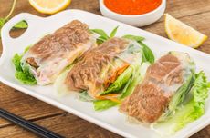 Resep Spring Roll Vietnam Isi Salad untuk Camilan Sehat Bergizi