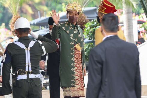 BERITA FOTO: Jokowi Kenakan Baju Adat Bangka Belitung di Sidang Tahunan MPR