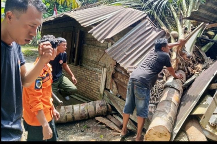 Cuaca Ekstrem, 3 Kabupaten di Sumut Diterjang Puting Beliung, 23 Rumah Rusak