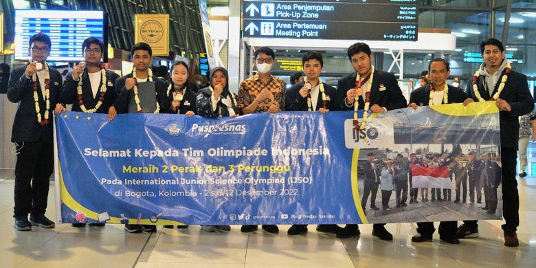 Lima siswa Indonesia meraih lima medali ajang 19th International Junior Science Olympiad (IJSO) 2022 di Bogota, Kolombia ypada 2-12 Desember 2022