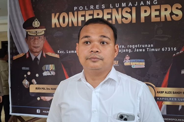 Kasatreskrim Polres Lumajang AKP Pras Ardinata di Mapolres Lumajang