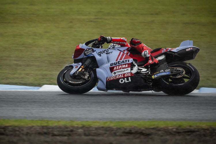 Fabio Di Giannantonio saat berlaga pada MotoGP Jepang 2023