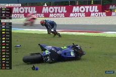 Terjatuh, Vinales Rasakan Hal Aneh di Motornya