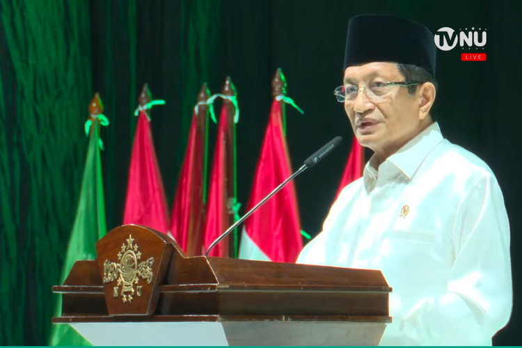 Menag Ingatkan Santri Harus Hormati Kiai, Ketum PBNU Menyimak