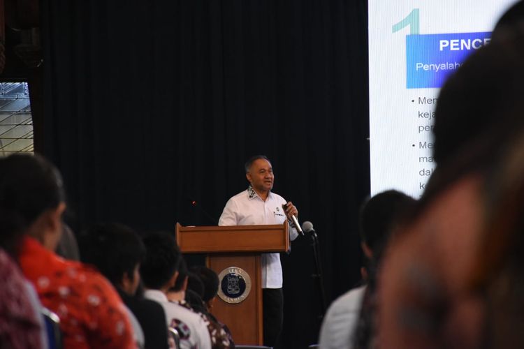 Kepala BNN Komjen Heru Winarko dalam kuliah umum di Aula Barat Kampus ITB, Bandung (2/10/2019) dalam tema ?Menyelamatkan Generasi Muda dan Merawat Negeri dari Ancaman Kejahatan Narkoba.?