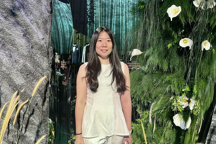 Owner Sangjit Couture, Jennifer Saputra saat ditemui The Garden of Everlasting Heritage, Where Traditions and Timeless Love Blossom, di Fairmont Jakarta Pusat, Sabtu (2/5/2026).
