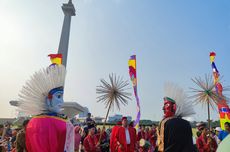 Hari Pertama Lebaran Betawi 2023, Monas Bertabur Kesenian Khas Betawi