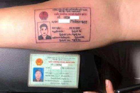 Tak Ingin Diusir Lagi dari Klub Malam, Pria Ini Tato KTP di Tangannya