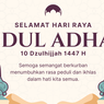 100 Ucapan Selamat Idul Adha 2026 Penuh Makna buat Dibagikan ke Medsos