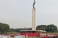 Warga Padati Upacara Peringatan Hari Merdeka di Lapangan Banteng 