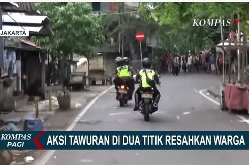 Polisi Buru Pelaku Tawuran di Johar Baru