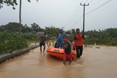 Banjir di Karawang Meluas, Seribuan Warga Mengungsi