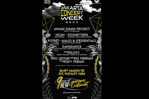 Jakarta Concert Week 2023 Akan Digelar, Hadirkan Ahmad Dhani Project hingga NOAH
