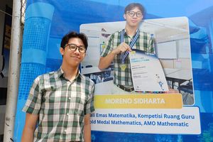Moreno Sidharta, Siswa SMA yang Koleksi Medali Olimpiade Matematika Internasional Tanpa Les