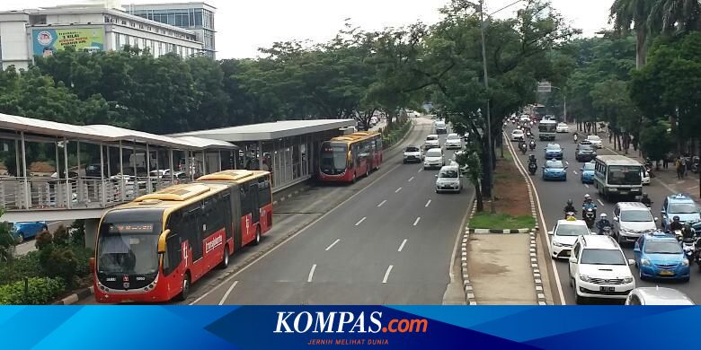 Ini 17 Rute Yang Dilalui Bus Baru Transjakarta Halaman All Kompas Com