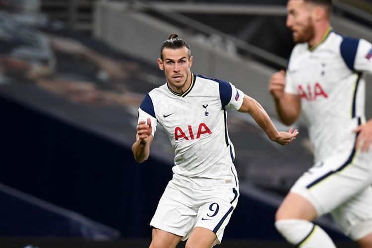 Gareth Bale dalam laga Tottenham vs LASK, Jumat (23/10/2020) dini hari WIB.