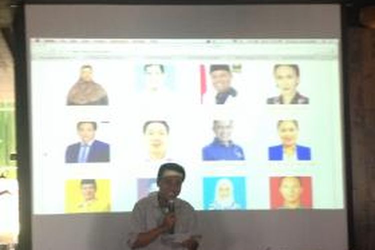 Transparency International Indonesia resmi meluncurkan situs checkyourcandidates.org di Wisma EMHA, Jakarta Selatan, pada Senin (31/3/2014).