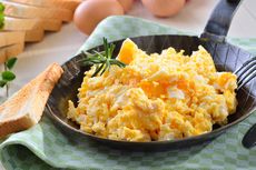 Resep Scramble Egg Saus Keju, Panggang di Dalam Oven