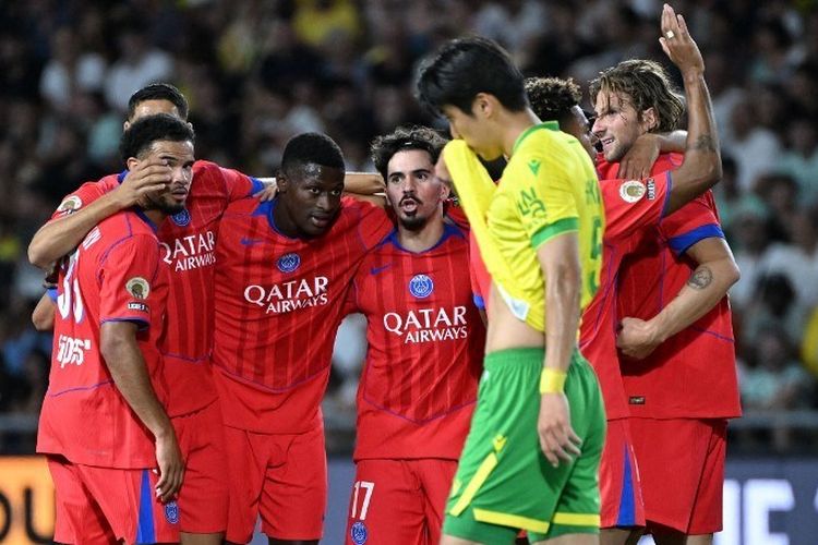Hasil Nantes Vs PSG 0-1: Gol Vitinha Pastikan Start Manis Paris