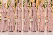 15 Model Outer Brokat untuk Gamis, Modern dan Anggun