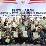 13.455 Sertifikat Tanah Dibagikan di Tarakan