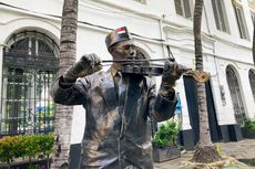Kisah Manusia Patung di Kota Tua Jakarta, Sempat Ngamen di Kampung Akibat Pandemi