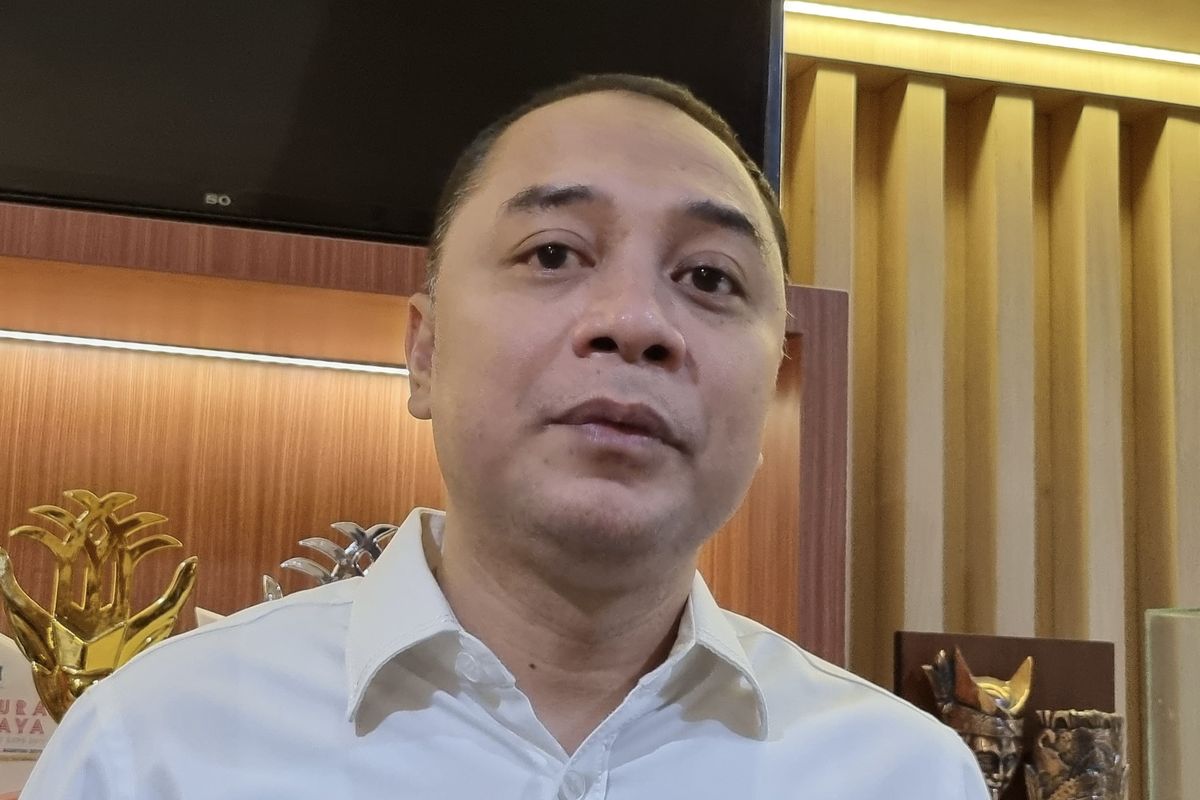Wali Kota Surabaya, Eri Cahyadi, Senin (14/4/2025).