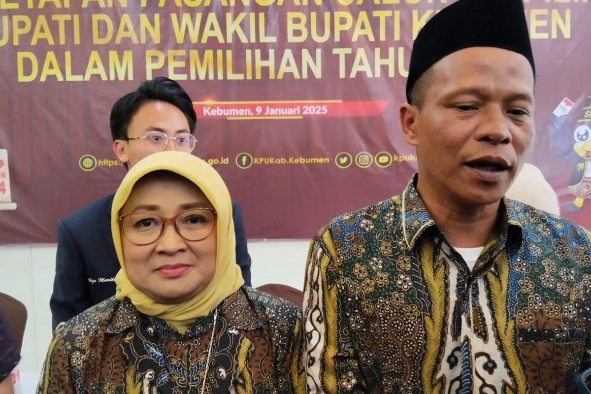 KPU Tetapkan Lilis Nuryani-Zaeni Miftah sebagai Bupati-Wakil Bupati Kebumen Terpilih