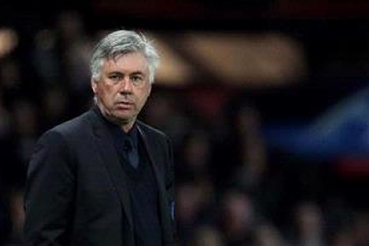 Pelatih Chelsea, Carlo Ancelotti.