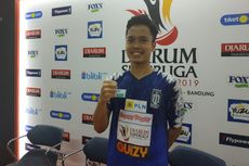 Kemenangan Perdana Anthony Ginting atas Tommy Sugiarto