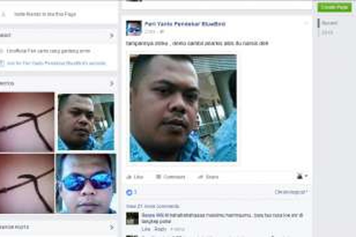 Akun Facebook Feri Yanto Pendekar BlueBird.