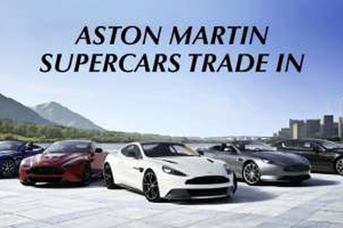 Program tukar-tambah supercar lama dengan Aston Martin baru.