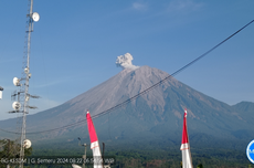 Gunung Semeru Kembali Alami Erupsi, Tinggi Kolom Abu Capai 800 Meter