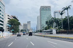 Jalan Thamrin–Sudirman Lengang di Hari Pertama Tahun 2026