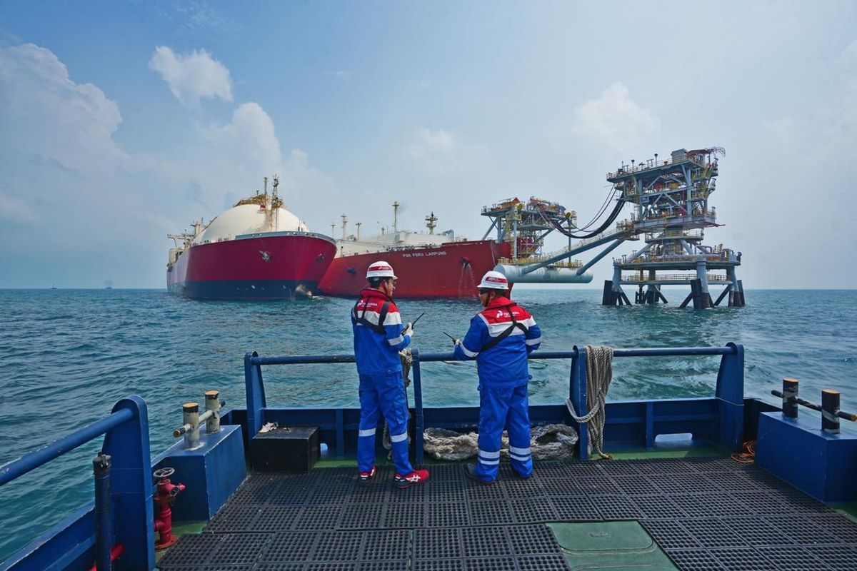 Ilustrasi pekerja PT Perusahaan Gas Negara Tbk (PGN).