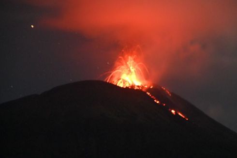 Gunung Ile Lewotolok Alami 122 Kali Gempa Embusan Pagi Ini