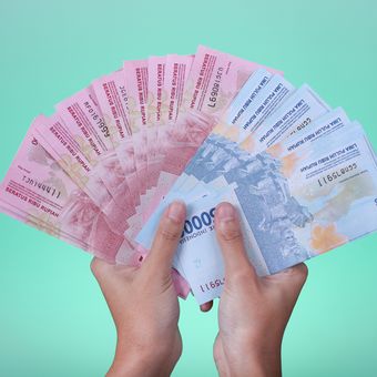 Ilustrasi rupiah. 