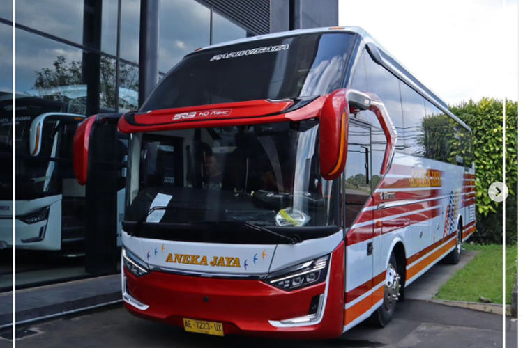 Bus baru PO Aneka Jaya