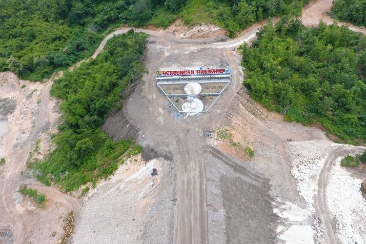 Lokasi Bendungan Raknamo di Desa Raknamo, Kecamatan Amabi Oefeto, Kabupaten Kupang, Nusa Tenggara Timur (NTT).