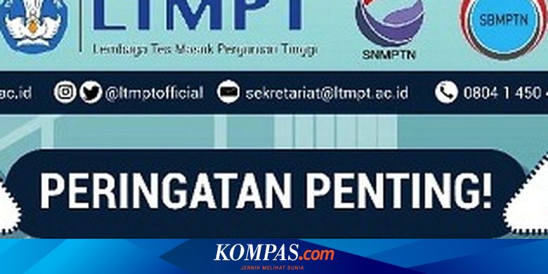 Ltmpt Ini Link Pengumuman Sbmptn 2020 Halaman All Kompas Com Ltmpt Ini Link Pengumuman Sbmptn 2020 Halaman All Kompas Com