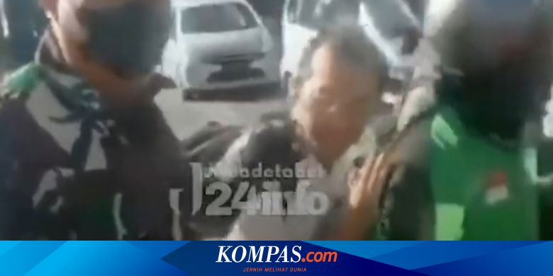 Penumpang Ojol yang Sebut Jalur TransJakarta Bikin Macet di Depan Anggota TNI Minta Maaf