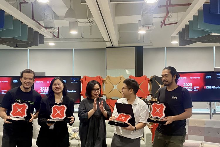 DBS Foundation mengumumkan empat social enterprise (SE) dan UKM dari Indonesia, yang mendapatkan dana hibah Rp 8,2 Miliar.