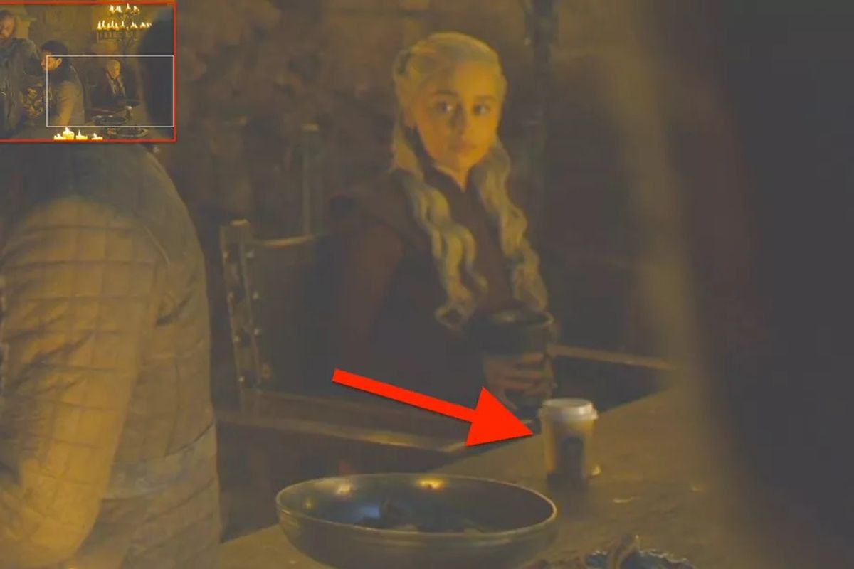 Kemunculan secangkir kopi Starbucks pada salah satu adegan Game of Thrones episode The Last of the Starks yang menghebohkan.