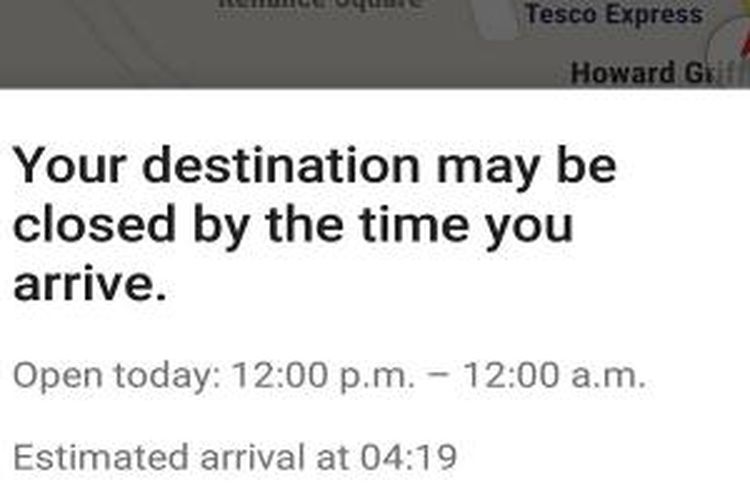 Google Maps beritahu pengguna apakah tempat tujuan masih buka atau sudah tutup
